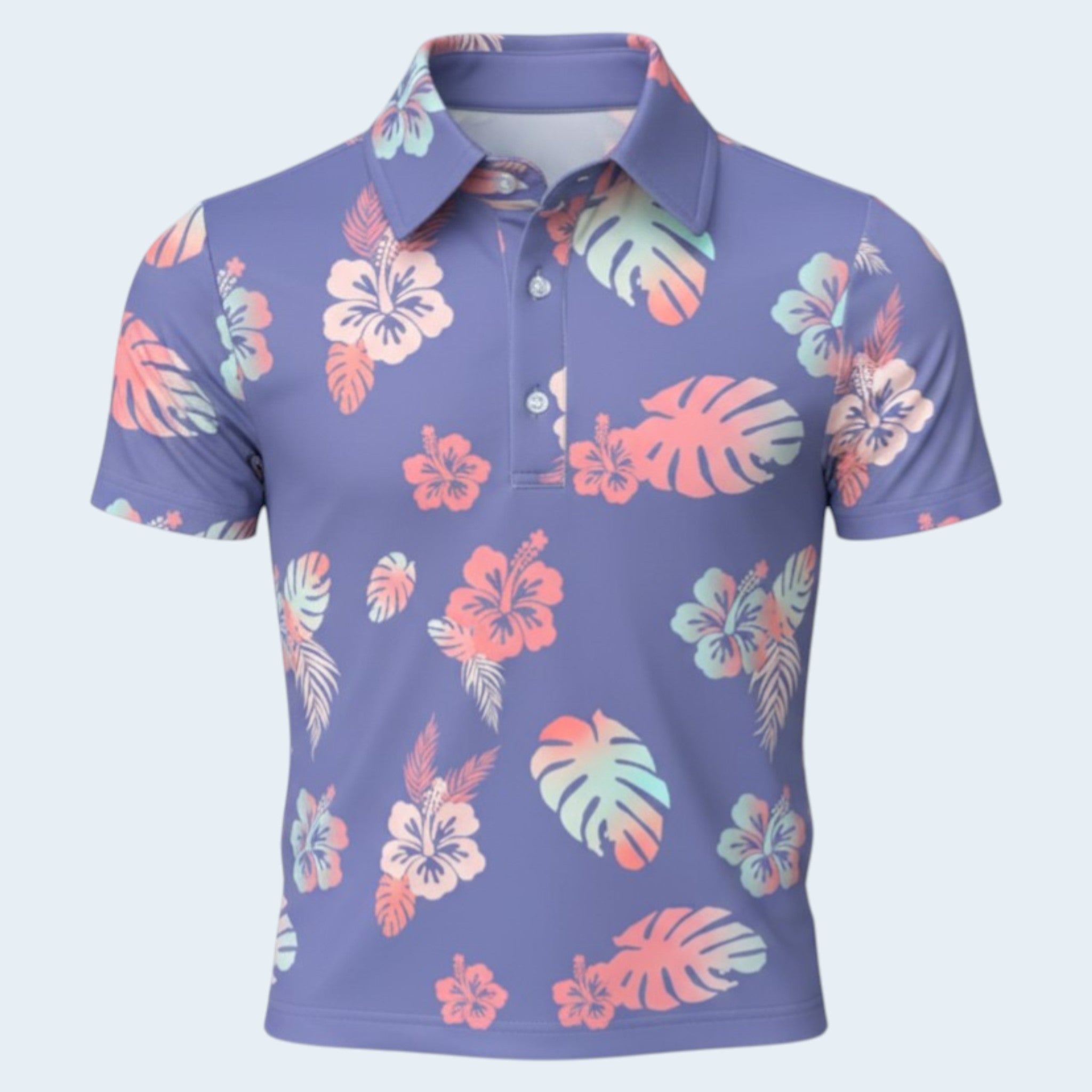 Aloha Vibes Mens Polo